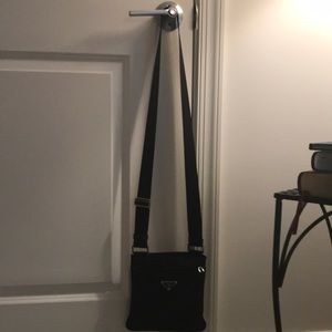 PRADA nylon flat crossbody